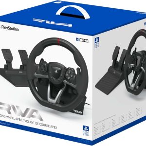 Volante de Carreras Hori RWA para PS4, PS5 y PC – Timón Gaming con Pedales para Simulación de Conducción