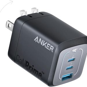 Anker Cargador USB C Prime de 67 W, cargador de pared Anker GaN, cargador PPS rápido compacto de 3 puertos,