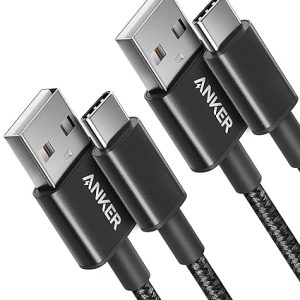 Anker Cable de USB a USB C, cable de carga de USB A a USB C negro