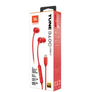 Audífonos JBL Tune 310C USB-C Blanco / White con Cable Tipo C – Sonido Pure Bass y Micrófono Integrado